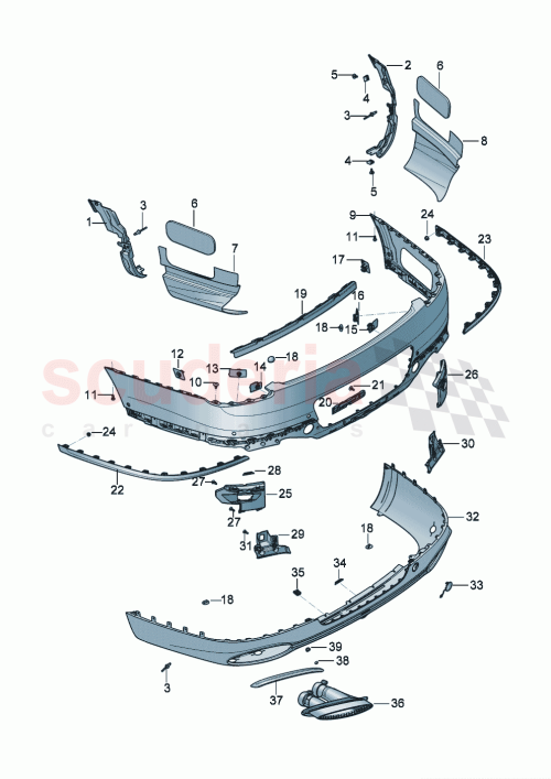 Part Diagram for Bentley 3SE807175