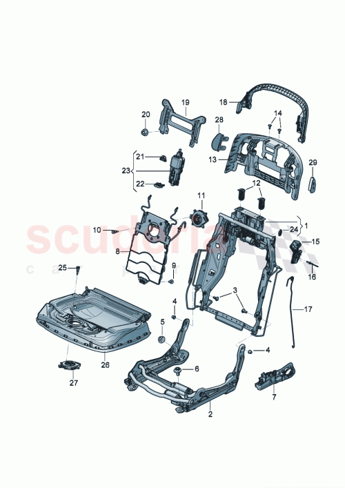 Part Diagram for Bentley 3Y5885547A