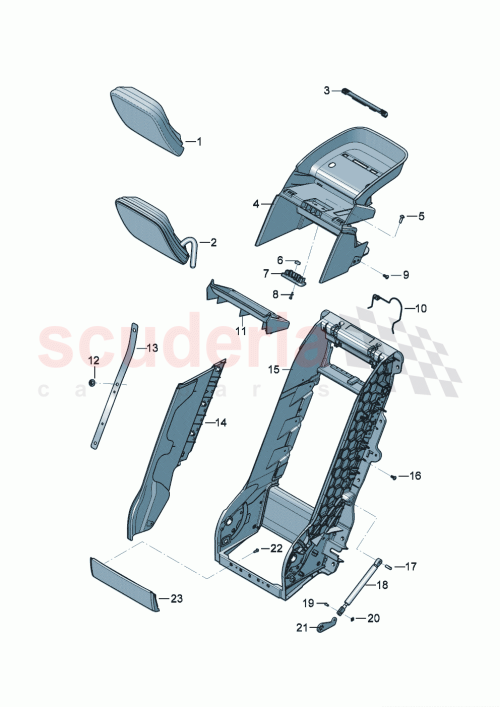Part Diagram for Bentley 3SE885875