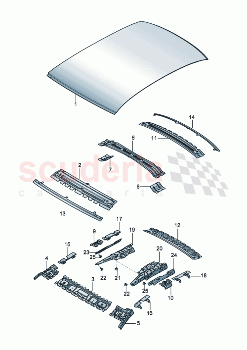 Part Diagram for Bentley 3SE817509B