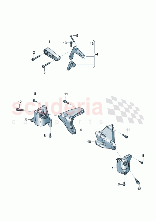 Part Diagram for Bentley 976 199 352 A