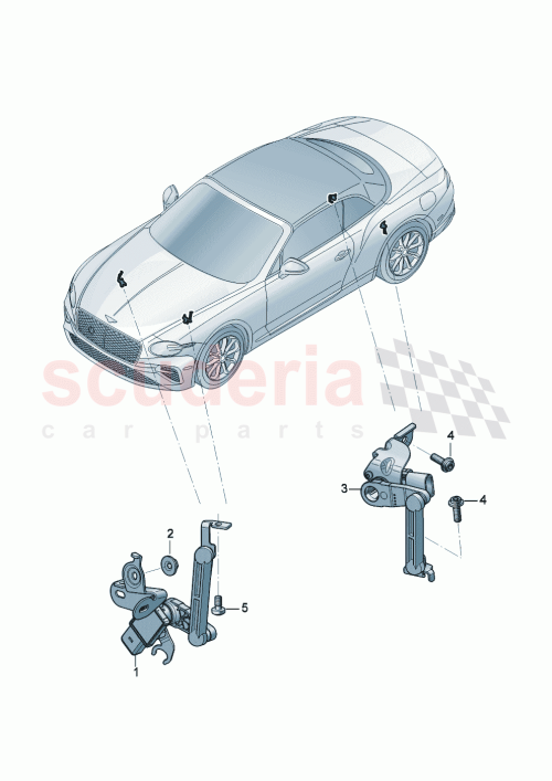 Part Diagram for Bentley 976616214A