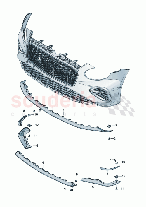 Part Diagram for Bentley 3SD 807 093 J