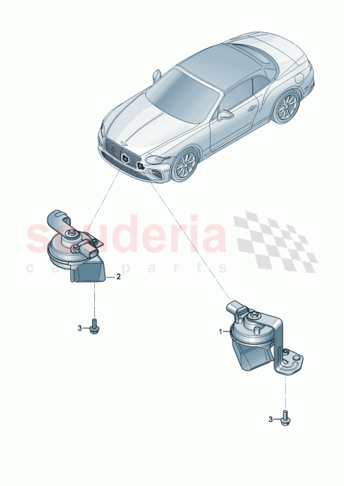Part Diagram for Bentley 3SA951212H