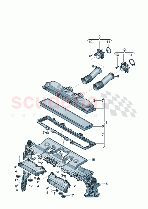 Part Diagram for Bentley 3SA129647E