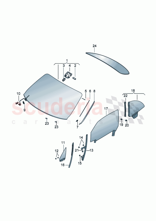 Part Diagram for Bentley 3SD845099BJ