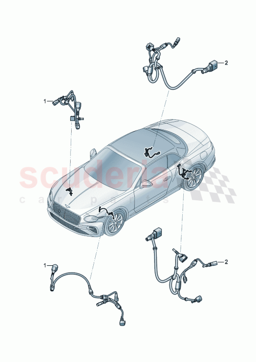 Part Diagram for Bentley 976971279A