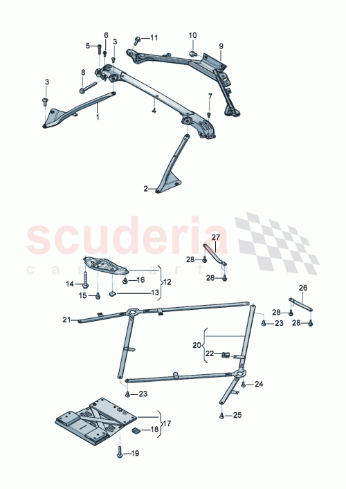 Part Diagram for Bentley 971814588C