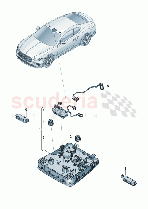 Part Diagram for Bentley 3SD959551FC