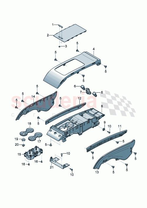 Part Diagram for Bentley 3SD 885 079 A