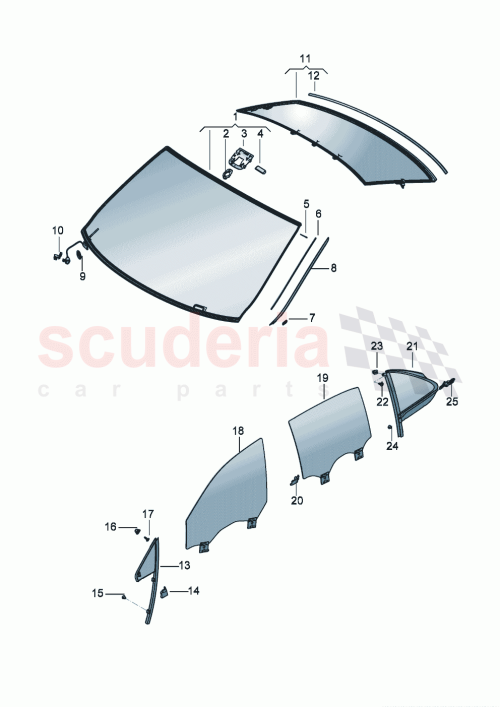 Part Diagram for Bentley 3SE845114D