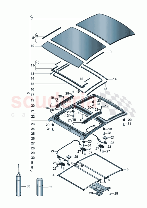 Part Diagram for Bentley 4K8907594AC