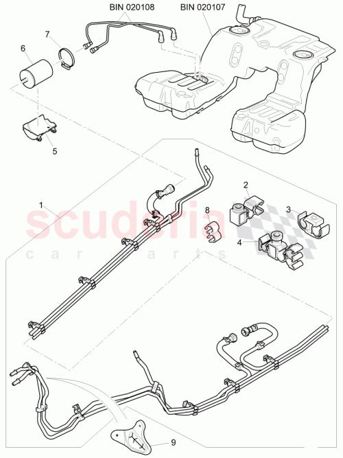 Part Diagram for Bentley 3W8201278