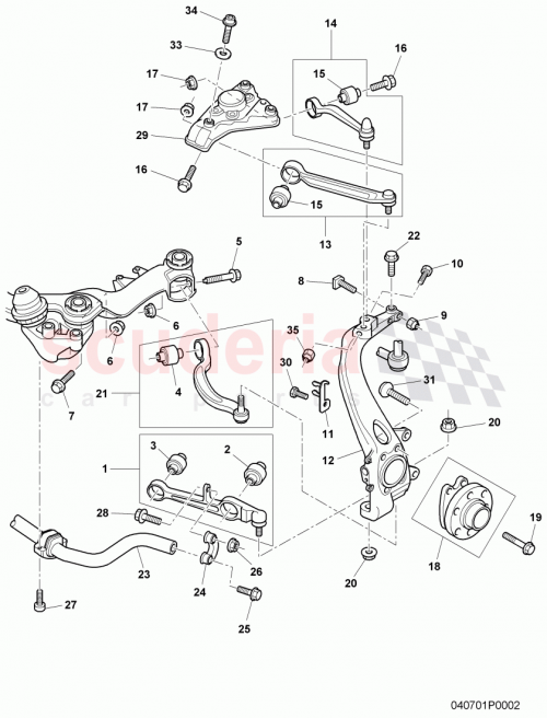 Part Diagram for Bentley 3W0 407 694 A