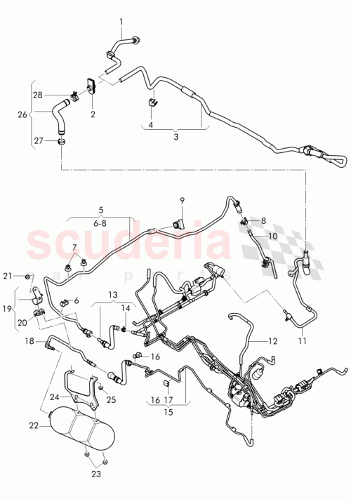 Part Diagram for Bentley 3W2 612 041 AM