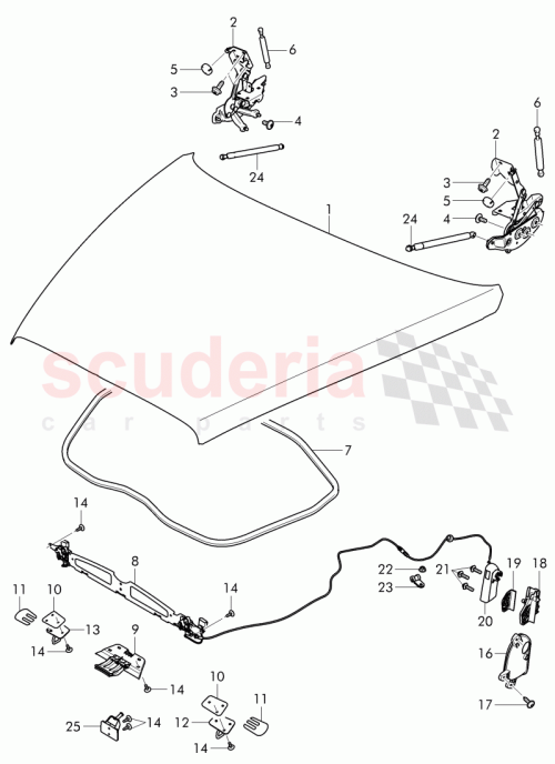 Part Diagram for Bentley 3W0823510C