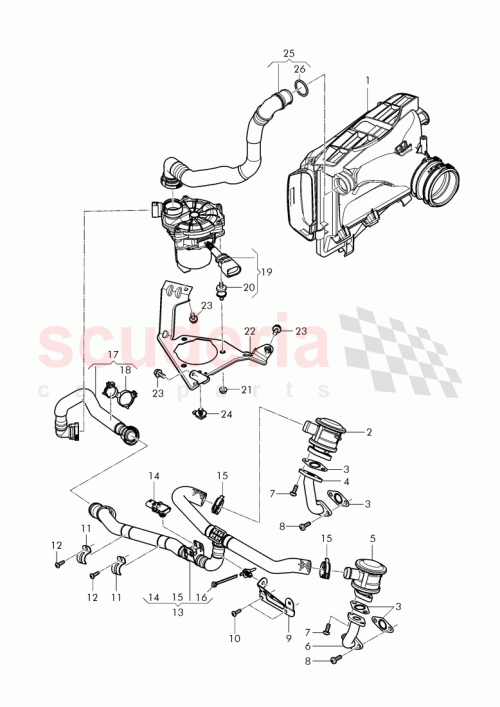 Part Diagram for Bentley 079 131 166 AR