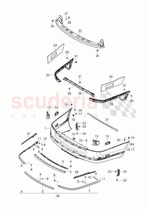 Part Diagram for Bentley 3Y5 898 301 B
