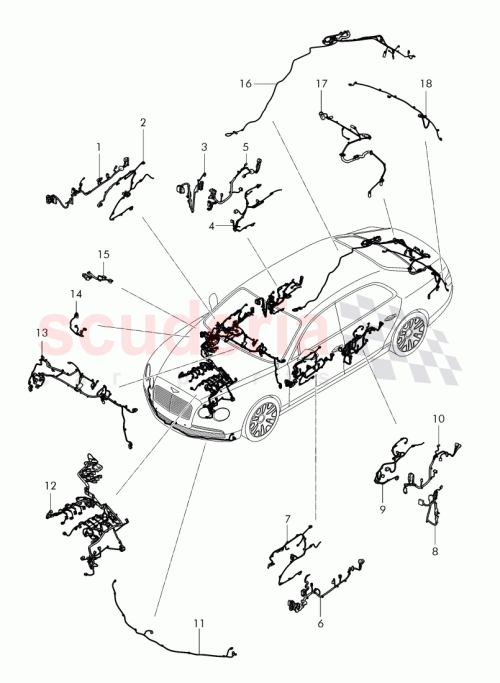 Part Diagram for Bentley 3W2 971 627 F