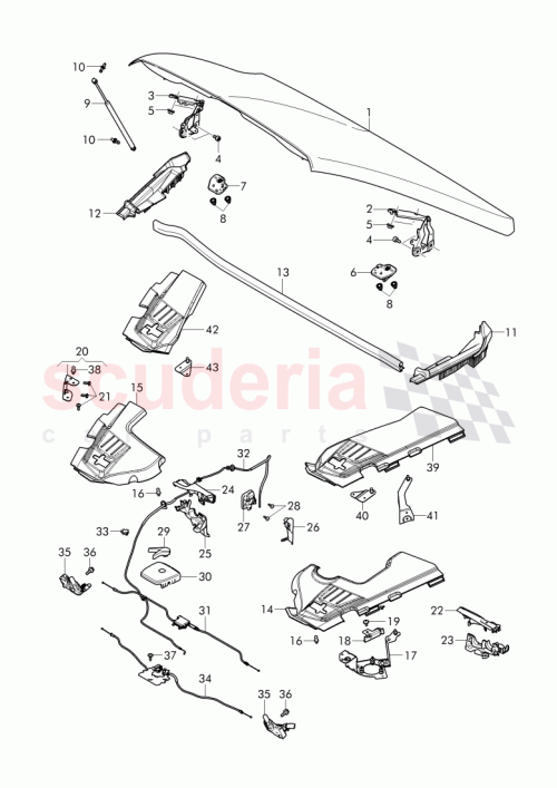 Part Diagram for Bentley WHT001308