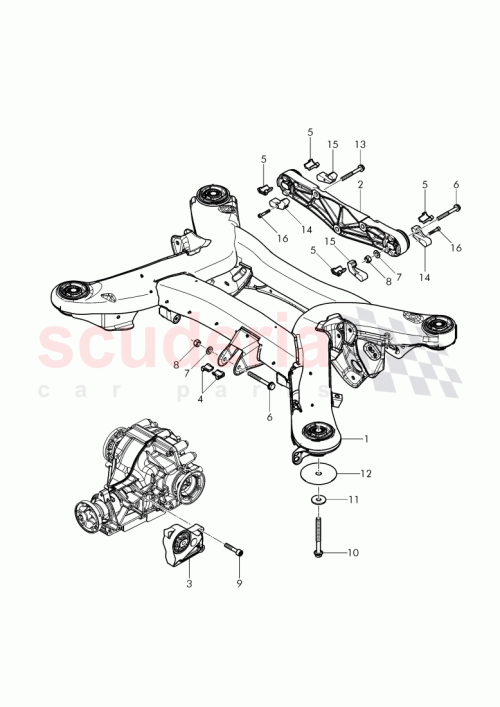 Part Diagram for Bentley 3W0505191