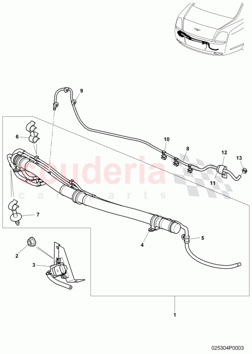 Part Diagram for Bentley 433862117