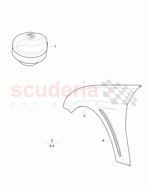 Part Diagram for Bentley 3W5 821 021 R