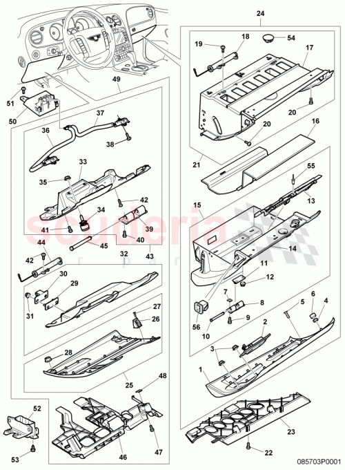 Part Diagram for Bentley N90698901
