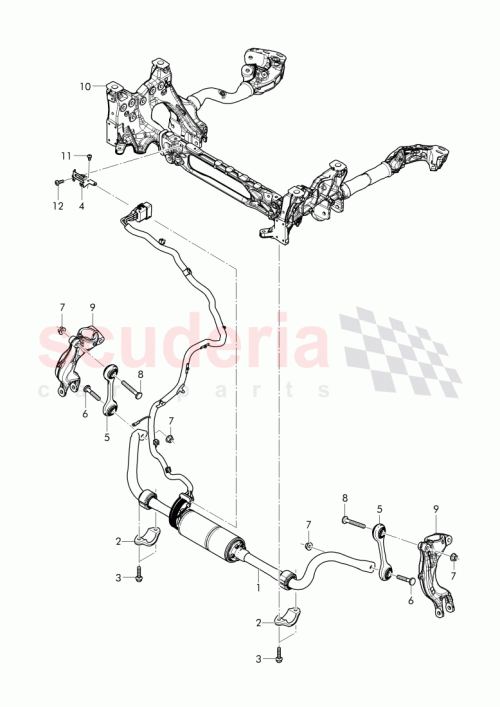 Part Diagram for Bentley 4M0411023BC