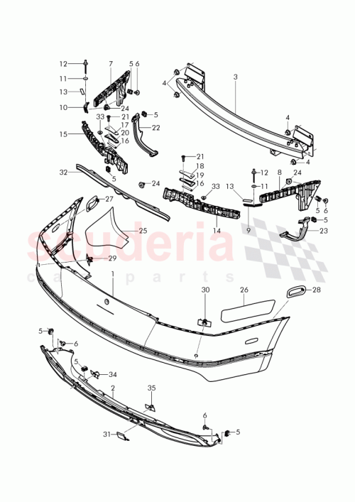 Part Diagram for Bentley 3W3 807 394 F