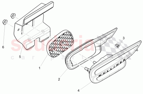 Part Diagram for Bentley 3Y0 821 947 C