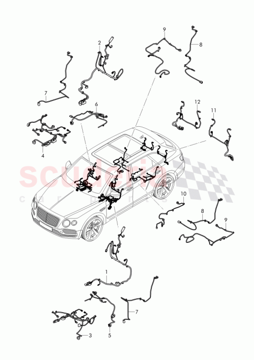 Part Diagram for Bentley 4M0 971 553 B