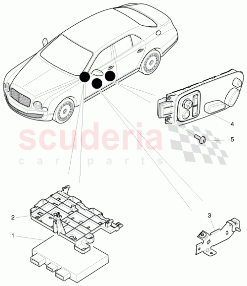 Part Diagram for Bentley 3Y0 959 760