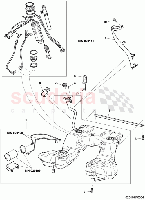Part Diagram for Bentley 3W7201211A