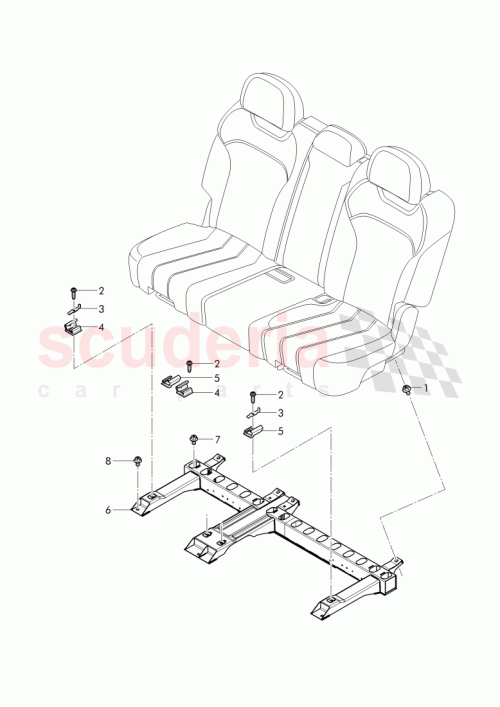 Part Diagram for Bentley 36A 885 968 A