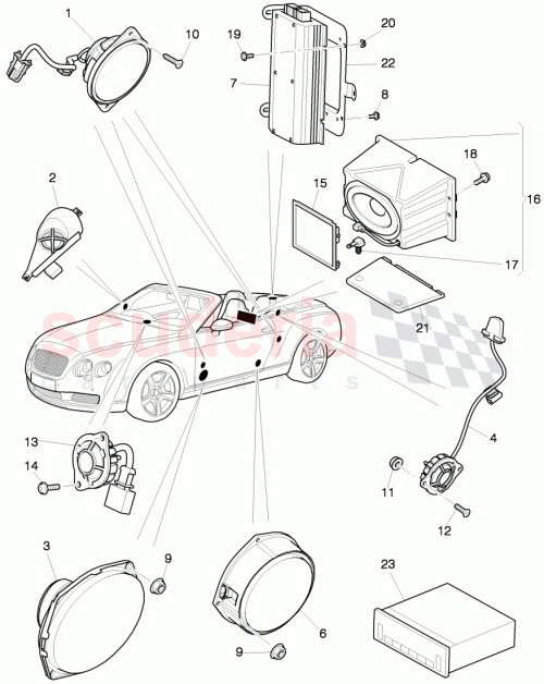 Part Diagram for Bentley 3W7 035 465 B