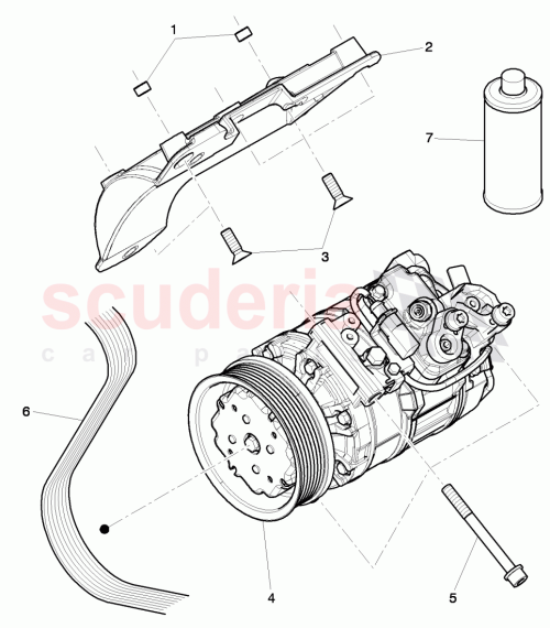 Part Diagram for Bentley 07C260881A