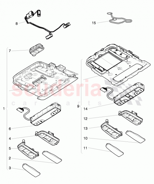 Part Diagram for Bentley 3Y2947135M