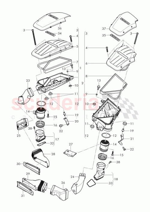Part Diagram for Bentley 3W0 145 117