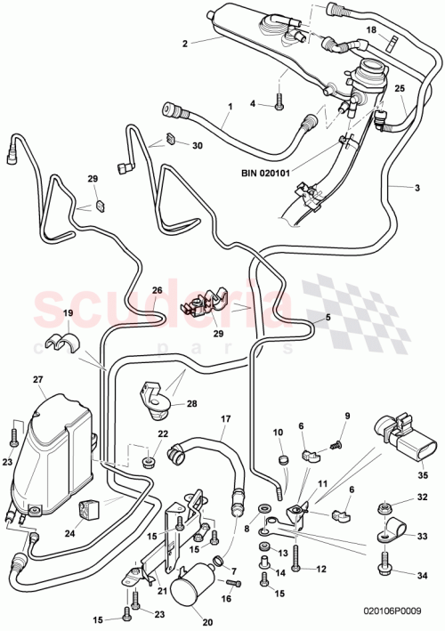 Part Diagram for Bentley 3W7201983D