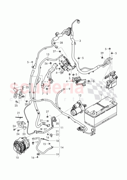 Part Diagram for Bentley 3D0971830J