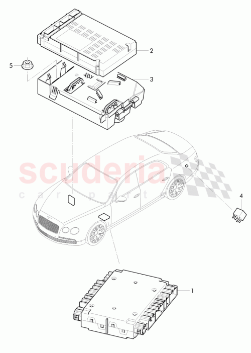 Part Diagram for Bentley 4W0 907 307 B