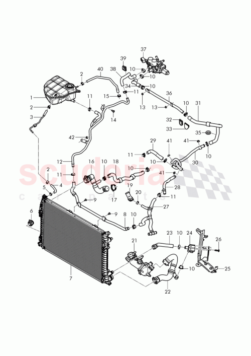 Part Diagram for Bentley 3W1 121 650 A