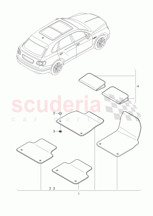 Part Diagram for Bentley 36B 863 011 F