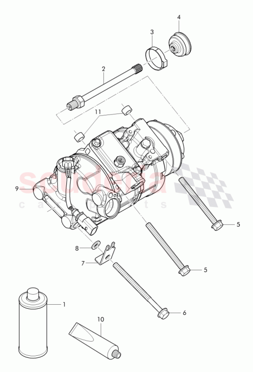 Part Diagram for Bentley 079 260 753 B