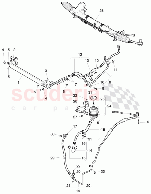 Part Diagram for Bentley B3W0422895T