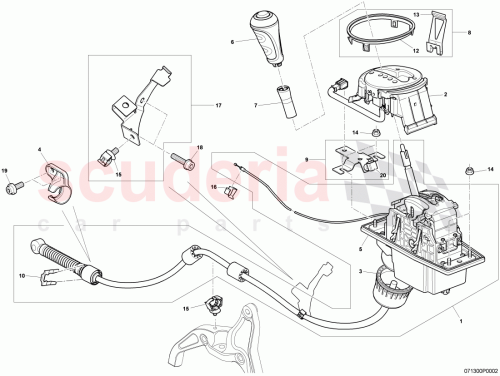 Part Diagram for Bentley 3W0713170D