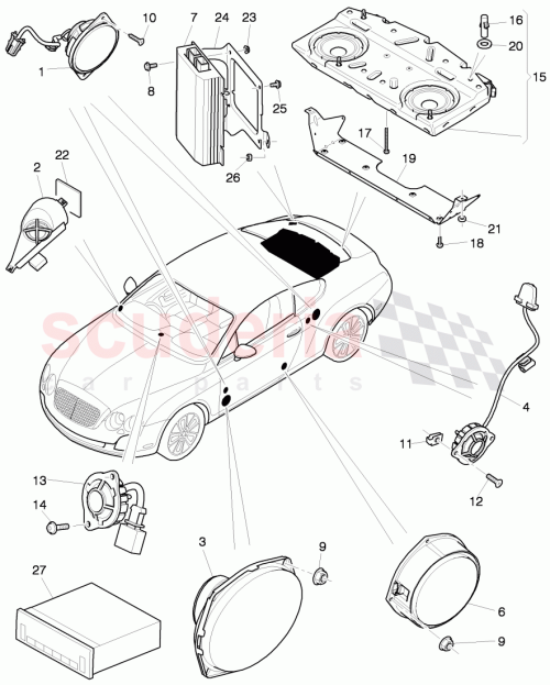Part Diagram for Bentley 3W8 035 465 D
