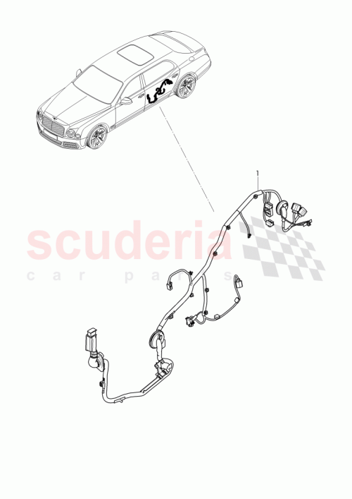 Part Diagram for Bentley 3Y4 971 694 C