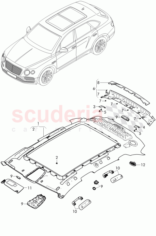 Part Diagram for Bentley N90944603